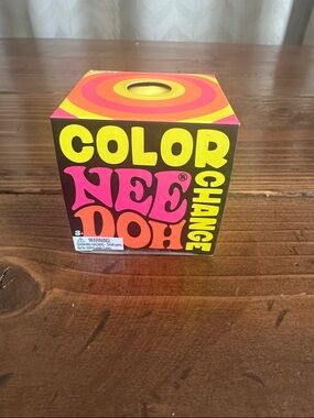 Needoh color changing stress toy in yellow color